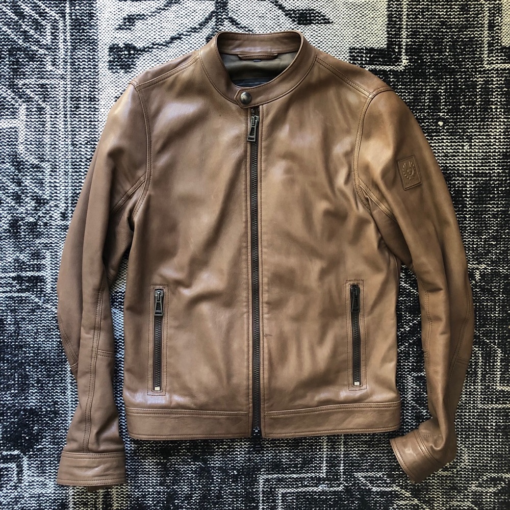 Belstaff Leather Cafe Racer
